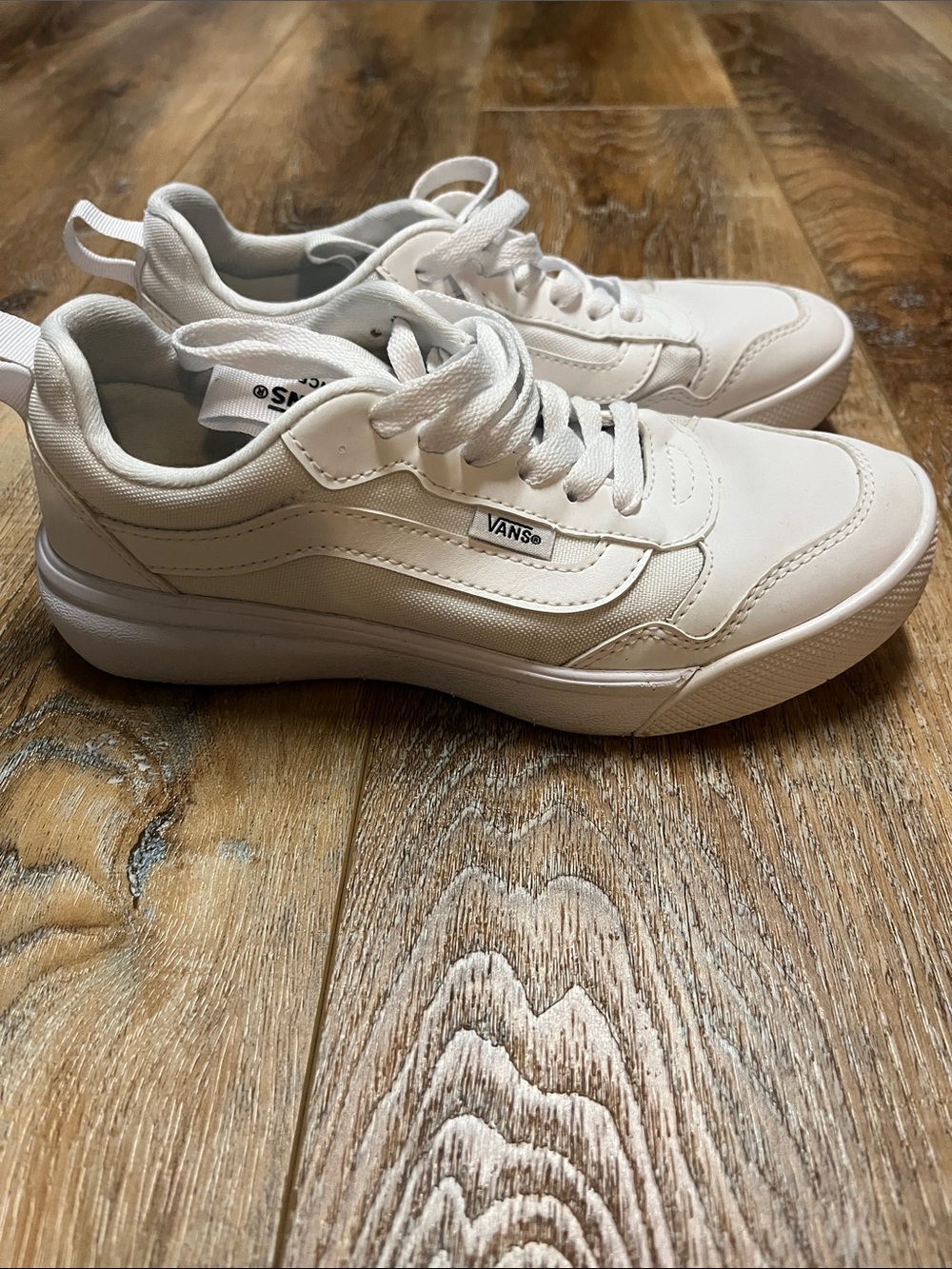 Vans Low-Top Skate Sneakers in White